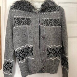 Super warm button up Sweater